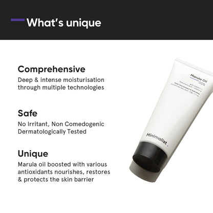 Minimalist Marula Oil 5% Face Moisturizer 50g