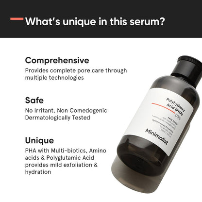 Minimalist PHA 3% Alcohol Free Hydrating Face Toner 150 ml