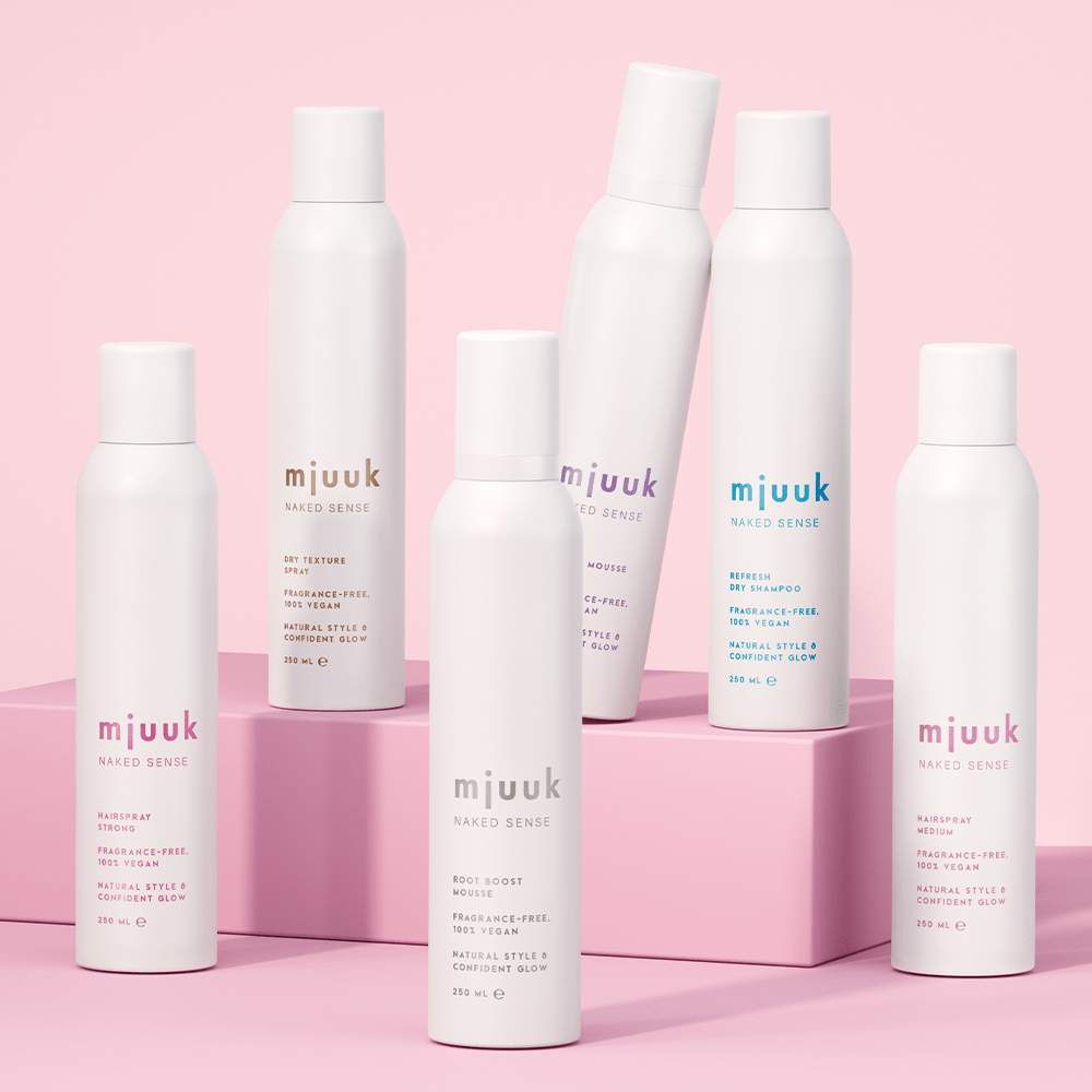 Mjuuk Naked Sense Fragrance Free Refresh Dry Shampoo 250ml