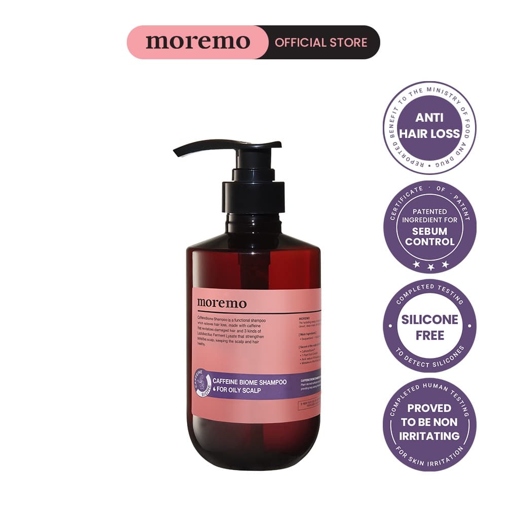Moremo Caffeine Biome Shampoo For Oily Scalp 500ml
