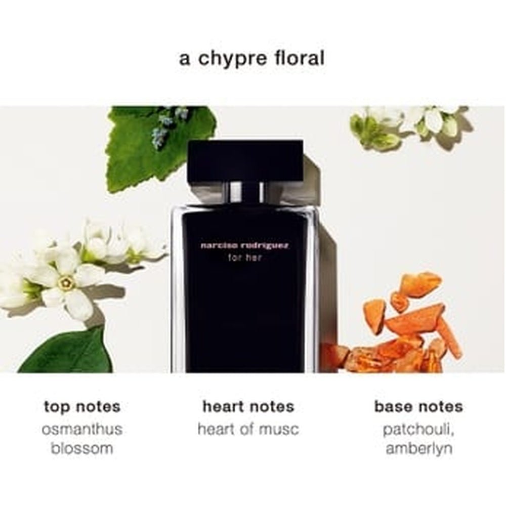 Narciso Rodriguez Edt For Women 100Ml + Pure Musc Edp 10ML Travel Set