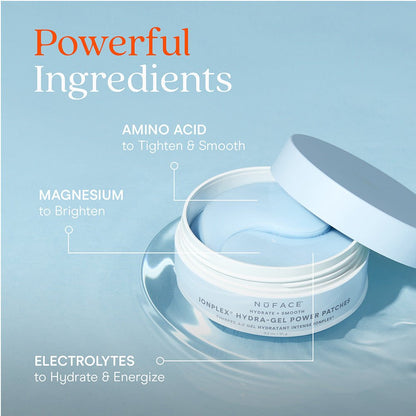 Nuface IonPlex Hydra-Gel Power Eye Patches 30pc