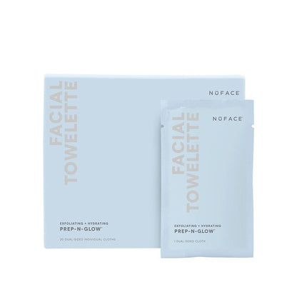 Nuface Prep-N-Glow Cleansing Cloth 20pc