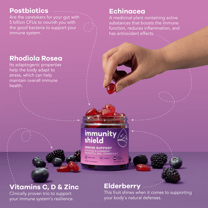 Nutrili Immunity Shield 60 Sugar Free Gummies