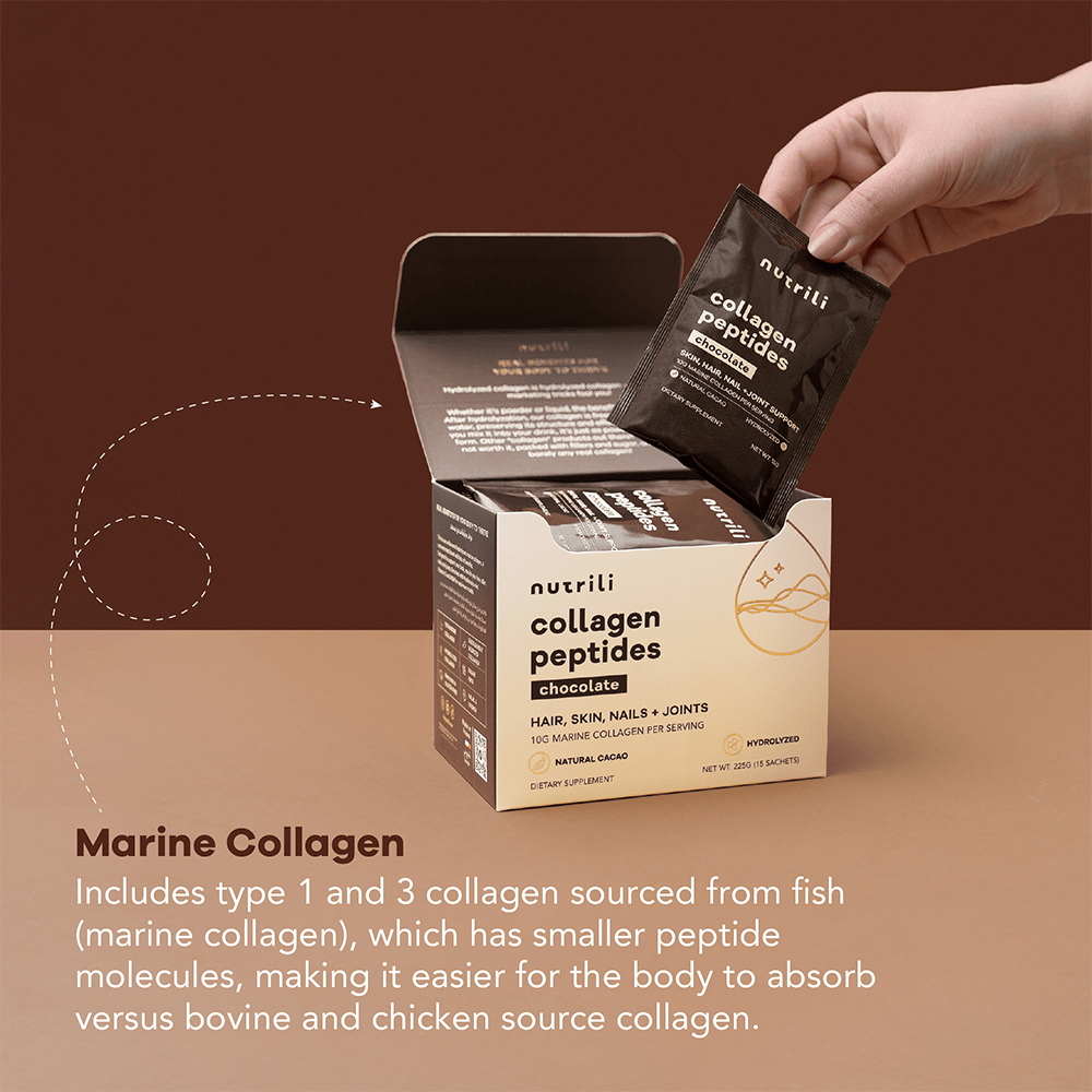 Nutrili Marine Collagen Peptides 24 servings Chocolate