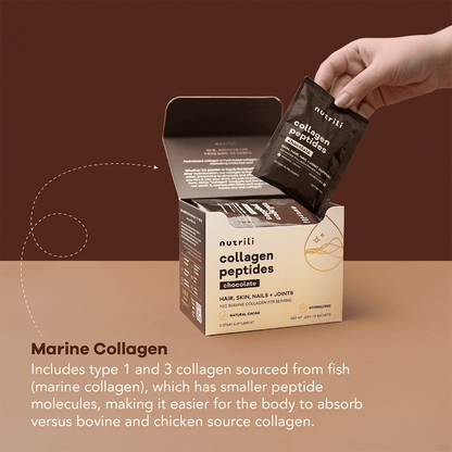 Nutrili Marine Collagen Peptides 24 servings Chocolate