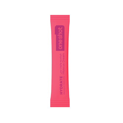 Oneshot Hydrate  Electrolyte &amp; Vitamin Drink Mix  Hibiscus Dream (14 Sticks)