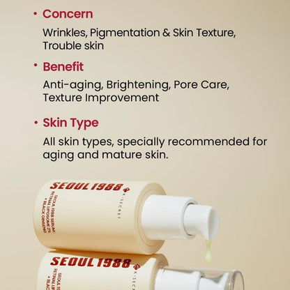 SEOUL 1988 Serum - Retinal Liposome 2% + Black Ginseng 30ml