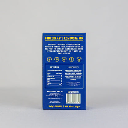 Super Foods Instant kombucha Box Pomegranate 50g (10 x 5g)