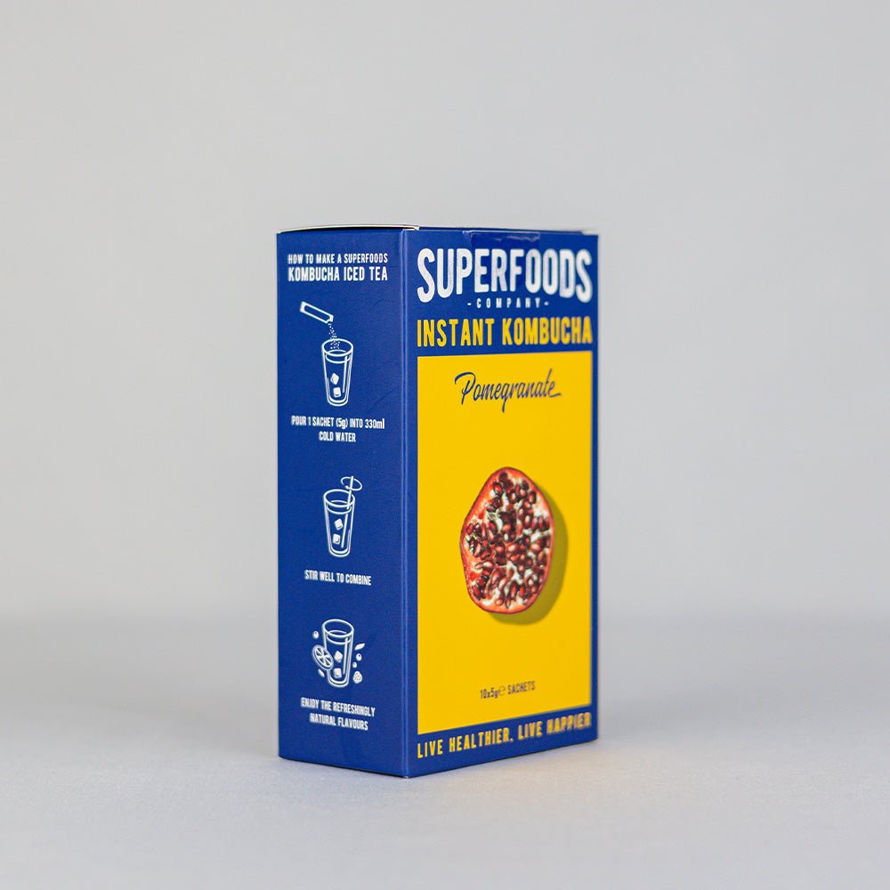 Super Foods Instant kombucha Box Pomegranate 50g (10 x 5g)