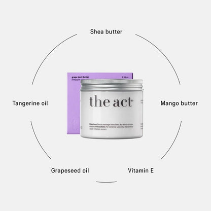 The Act Grape Body Butter 180ml