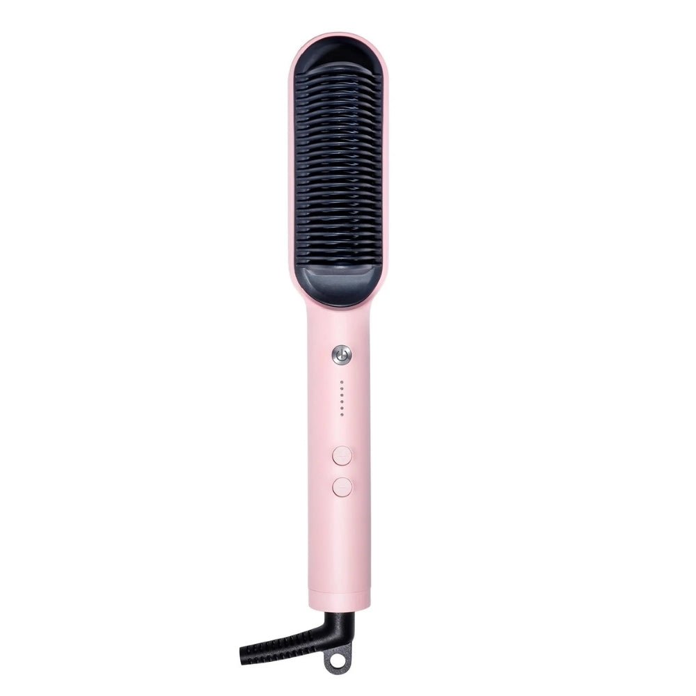 Tymo Ring Hair Straightening Brush Pink